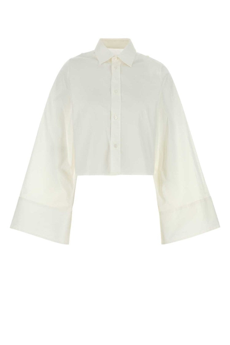 Mm6 By Maison Margiela White Poplin Shirt