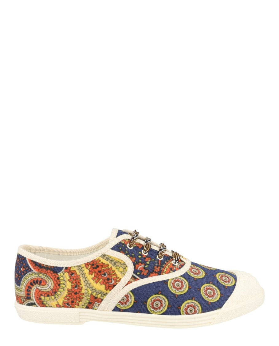 Valentino Paisley Print Bay By Bay Low-Top Sneakers