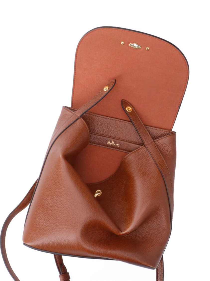 Mulberry Brown Bayswater Leather Mini Backpack