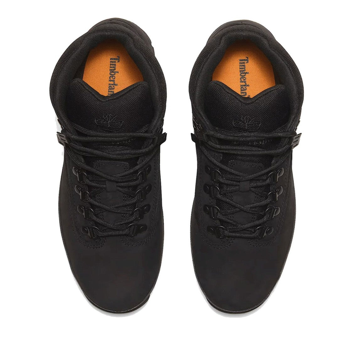 Timberland Black Euro Hiker Nubuck Low-Cut Boots