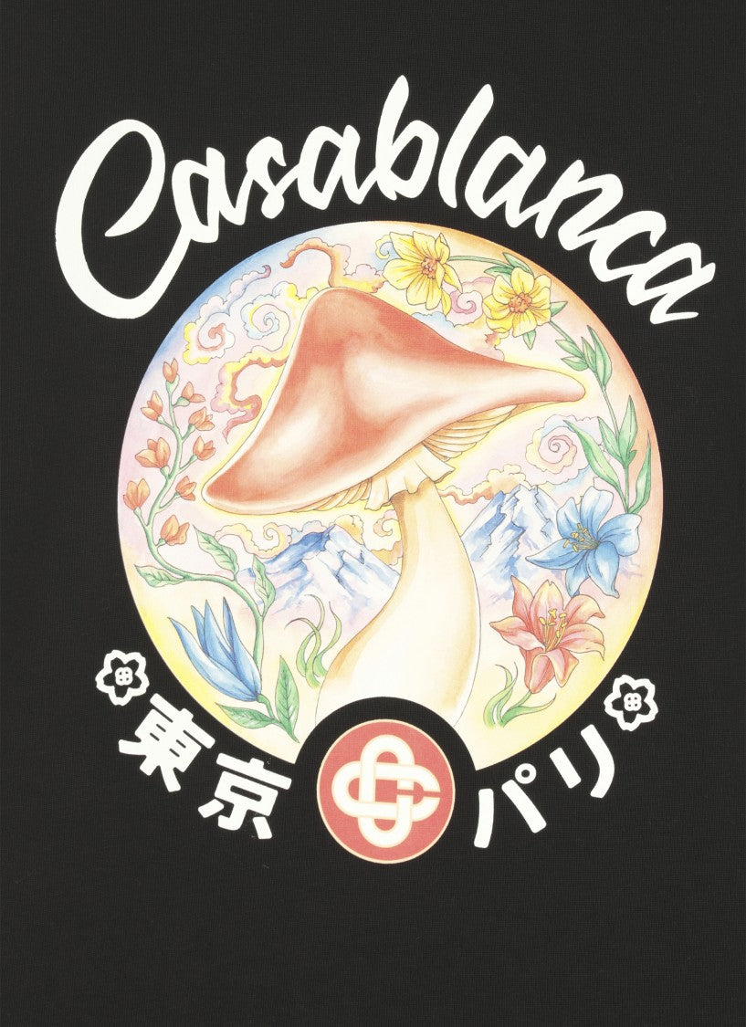 Casablanca Mushroom Emblem T-Shirt
