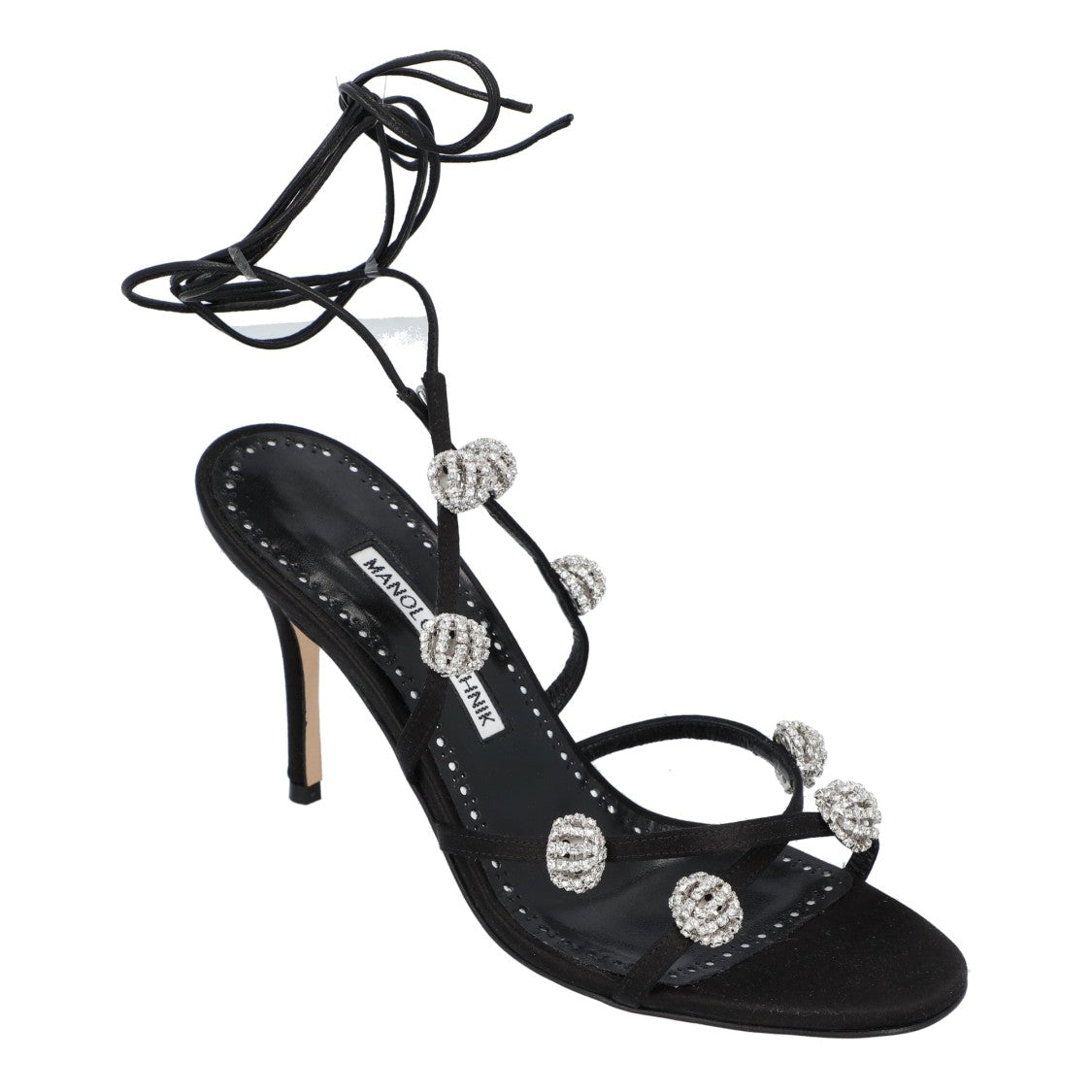 Manolo Blahnik Elsaka Sandal Black