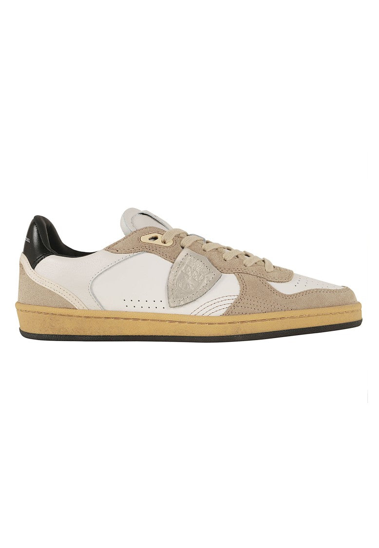 Philippe Model Pgal Low Soft Leather Suede Low-Top Sneakers