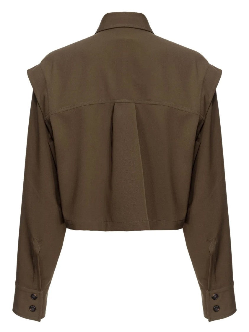 Pinko Fioriera Cropped Shirt