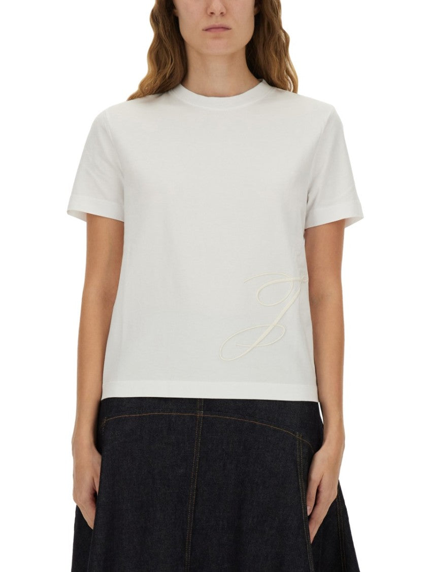 Jacquemus J Embroidered Cotton T-Shirt