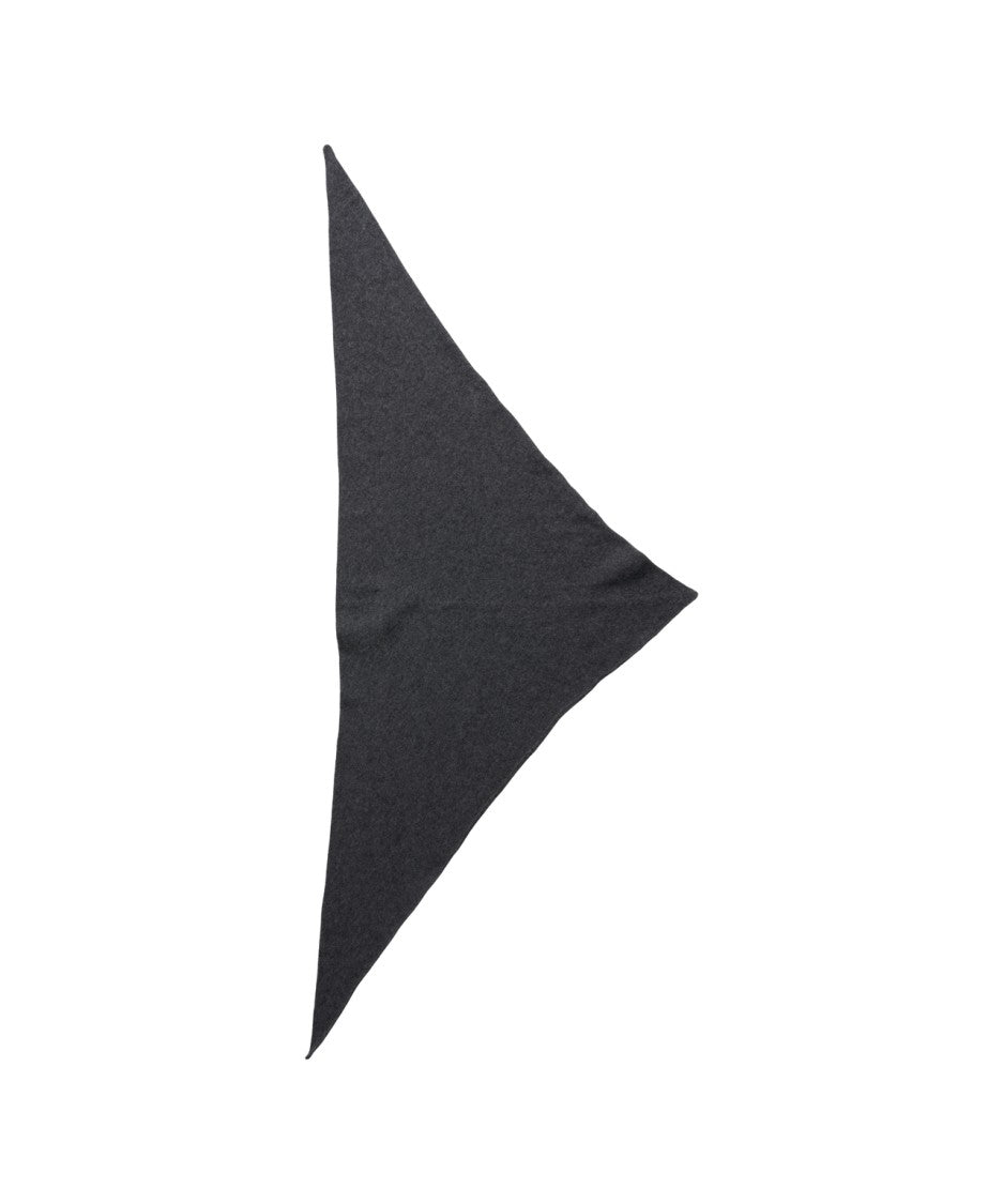 Roberto Collina Triangular Cashmere Blend Scarf With Minimalist Design