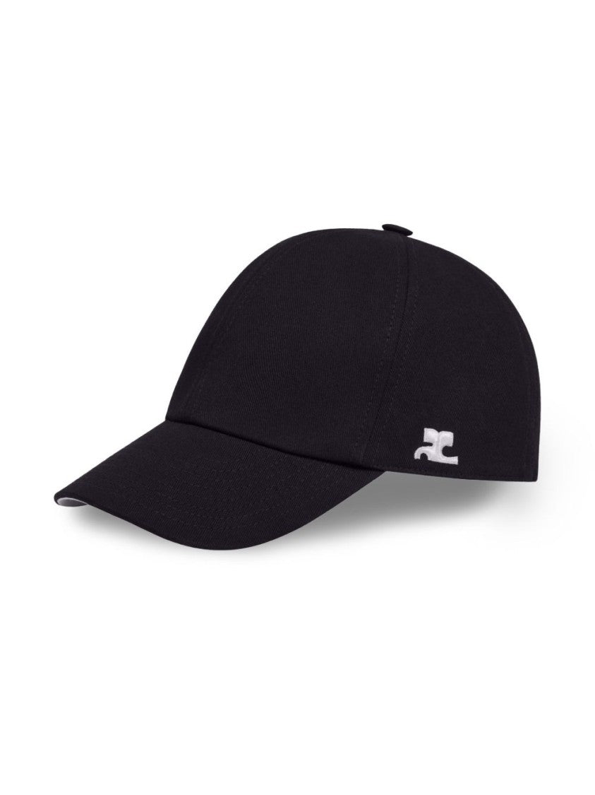 Courrèges Baseball Cap In Silk And Nylon Blend