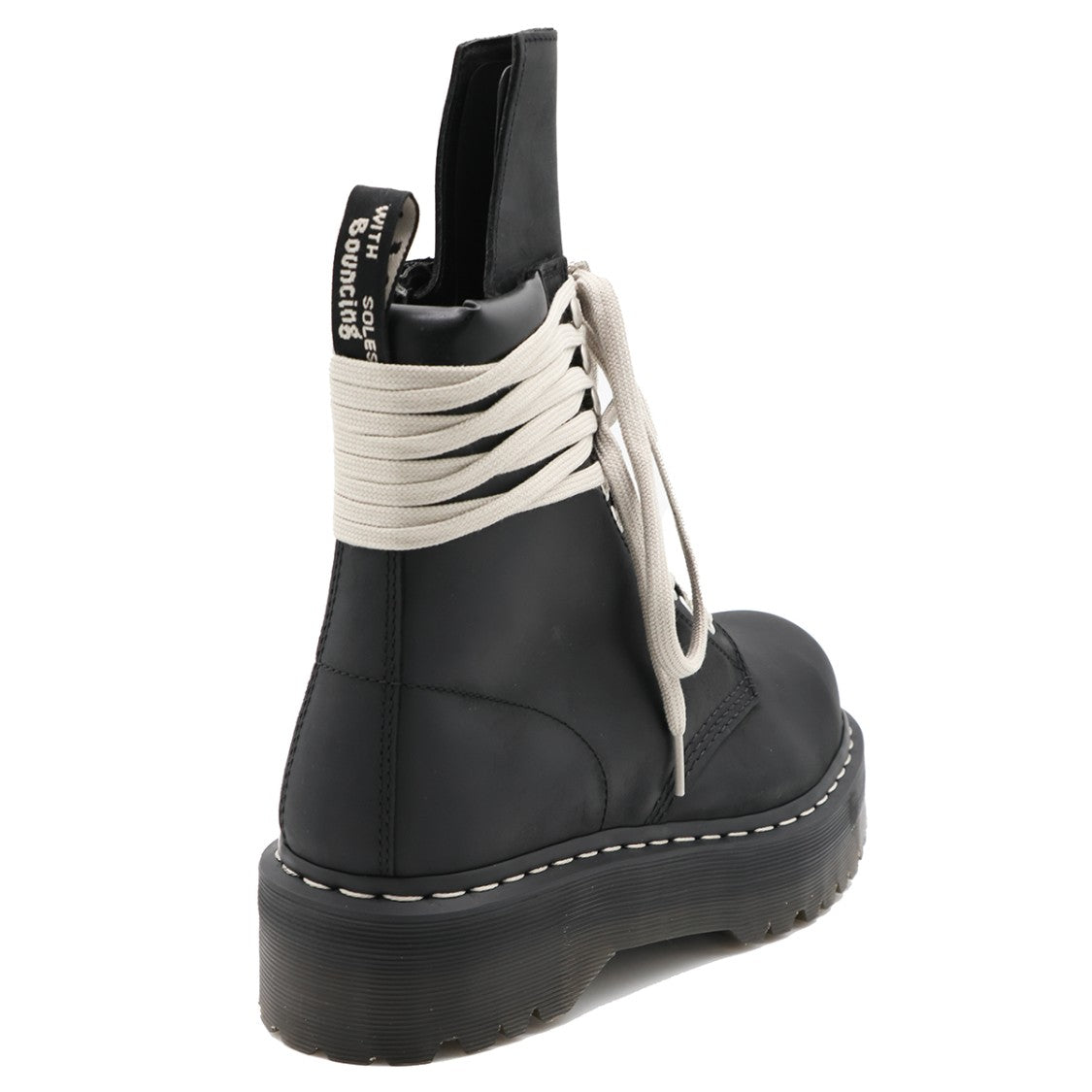 Dr. Martens X Rick Owens Contrast Lacing Chunky Platform Boots