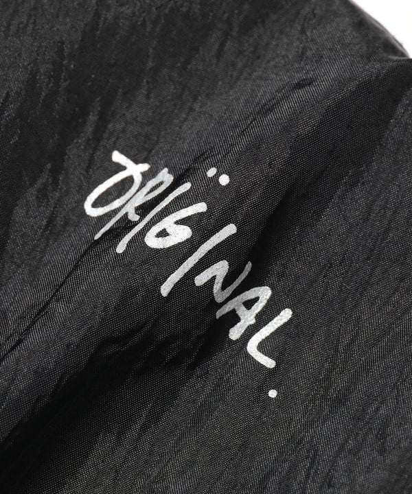 Beams Retro-Inspired Black Nylon Zip-Up Blouson