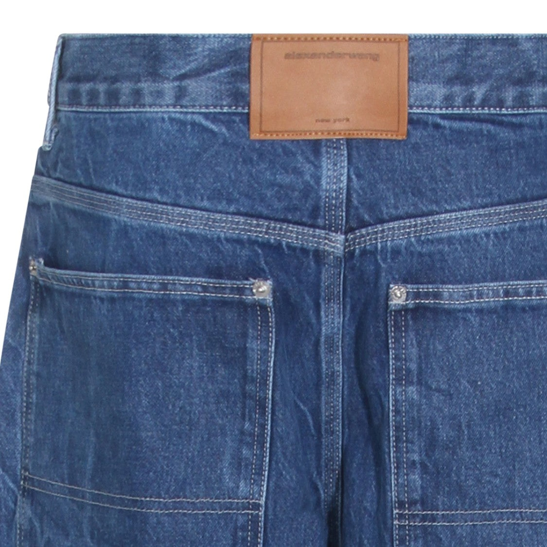 Alexander Wang Deep Blue Denim Balloon Jeans
