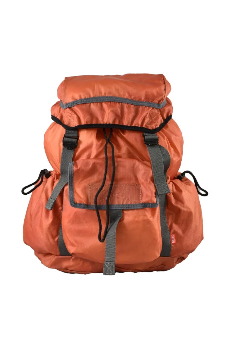 Diesel Orange Polyester Backpack
