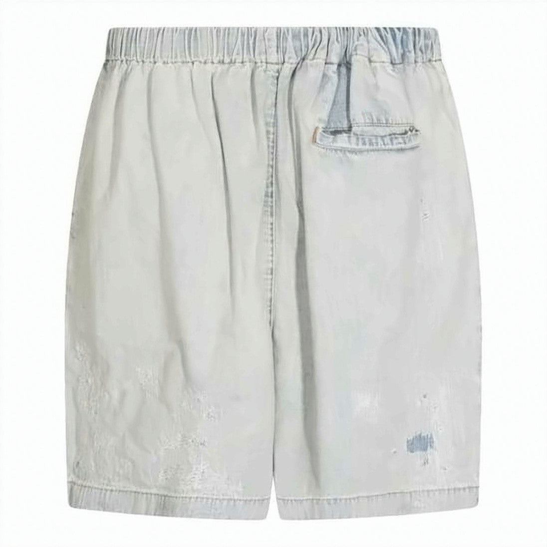 Acne Studios Light-Washed Denim Shorts With Relaxed Fit And Distressed Details