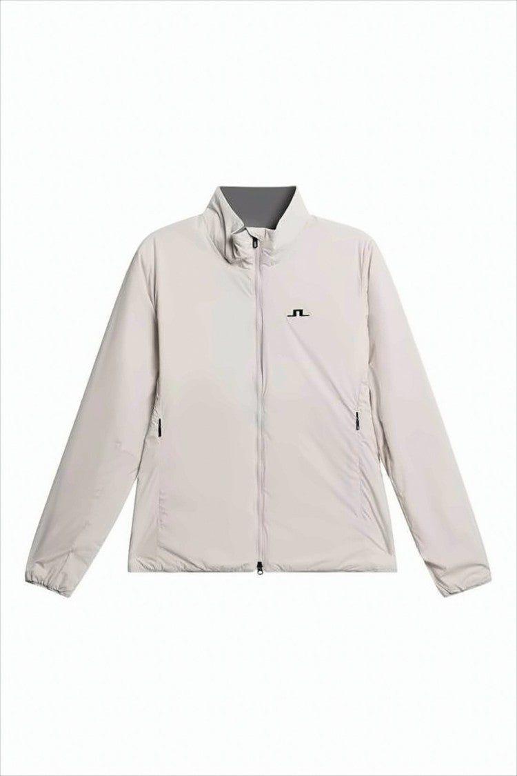 J Lindeberg Minimalist Neutrals High Collar Jacket