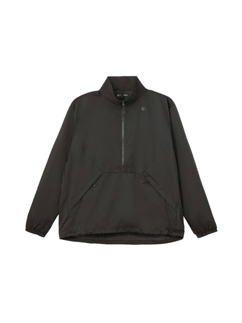 Goldwin Lightweight Half-Zip Jacket With High Collar And Kangaroo Pocket