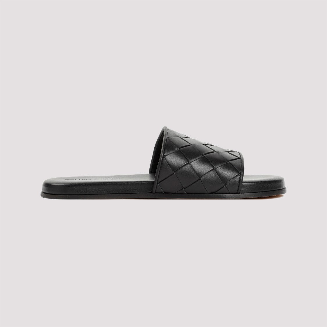 Bottega Veneta Sunday Black Lamb Leather Mules