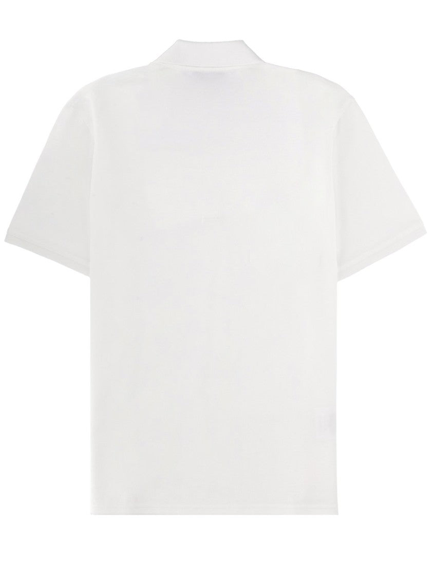 Givenchy Neutrals Arched Logo Givenchy Polo Shirt