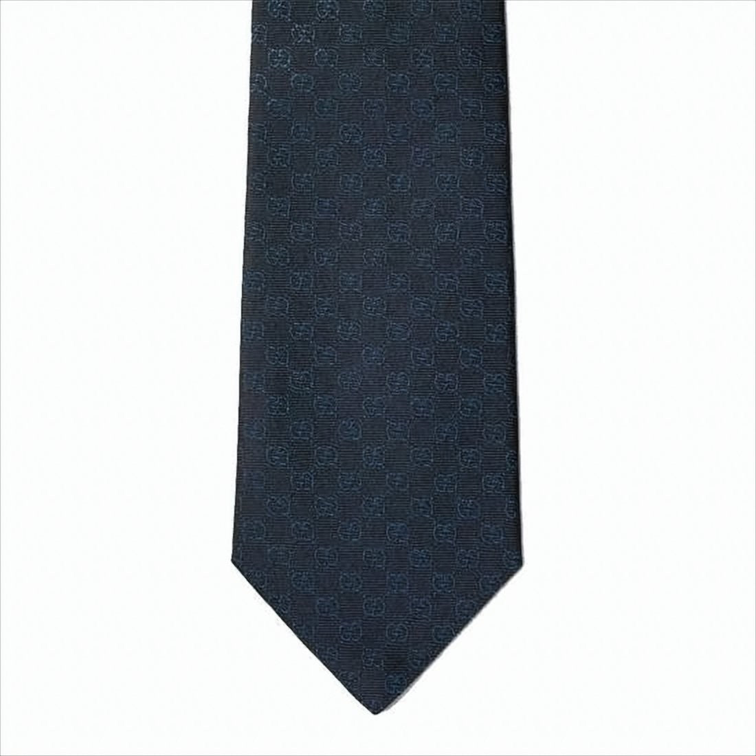 Gucci Silk Tie With Geometric Pattern