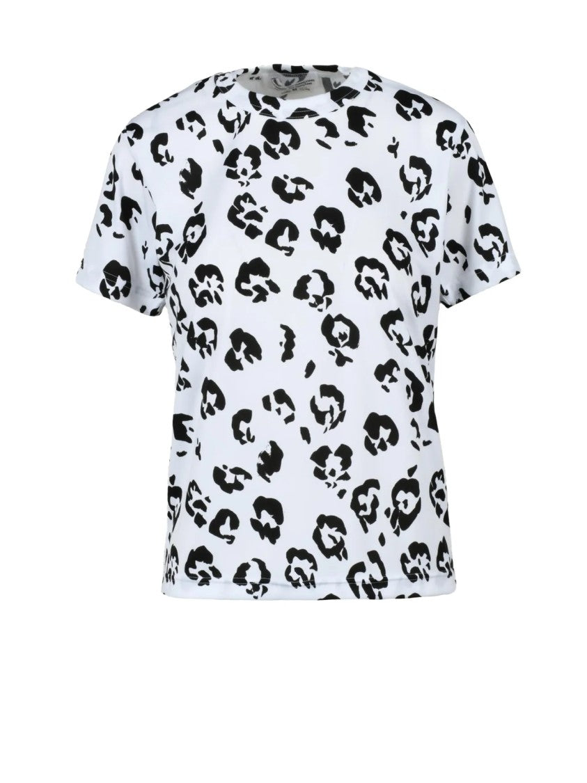 Comme Des Garçons White/Black T-Shirt Polyester