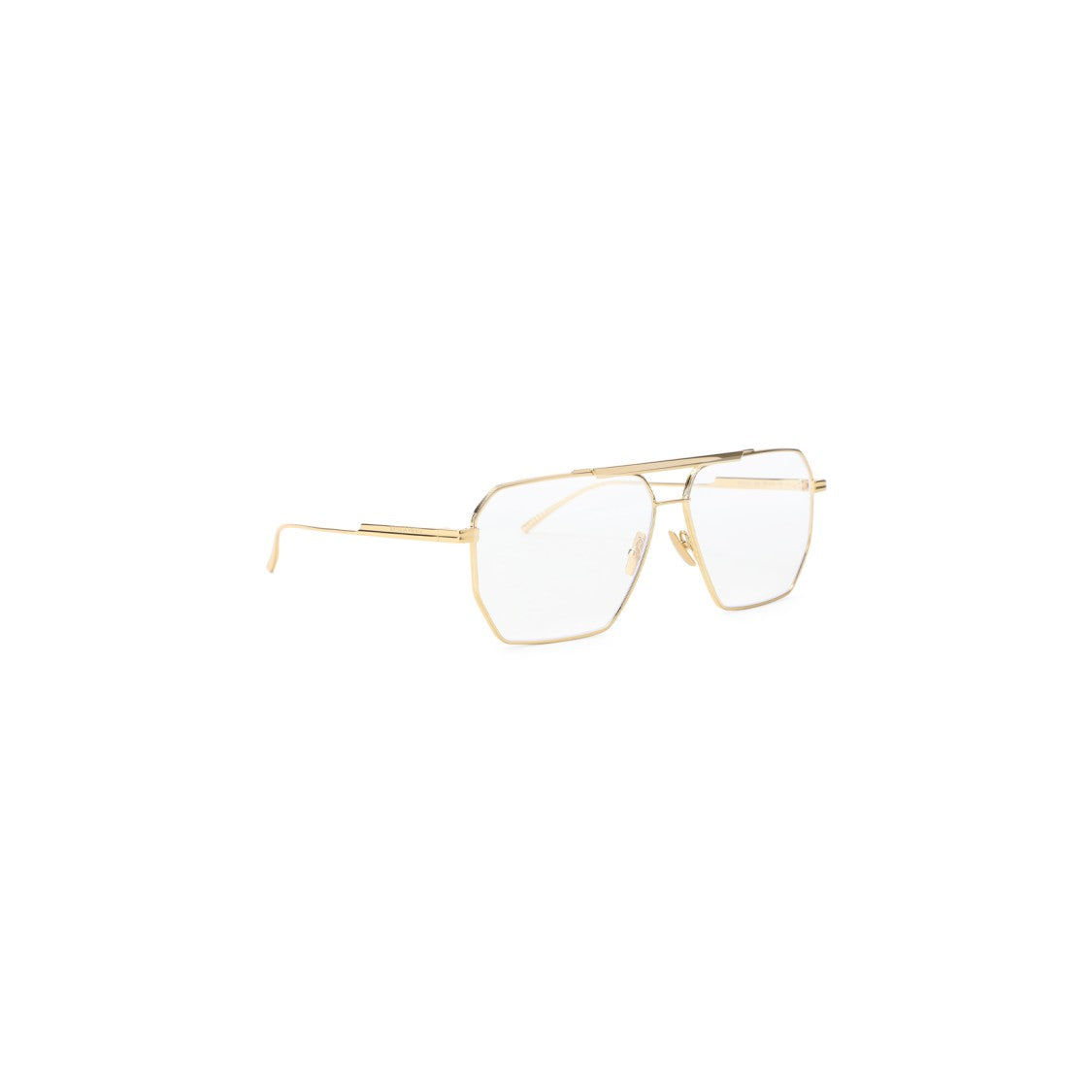 Bottega Veneta Golden Classic Aviator Sunglasses