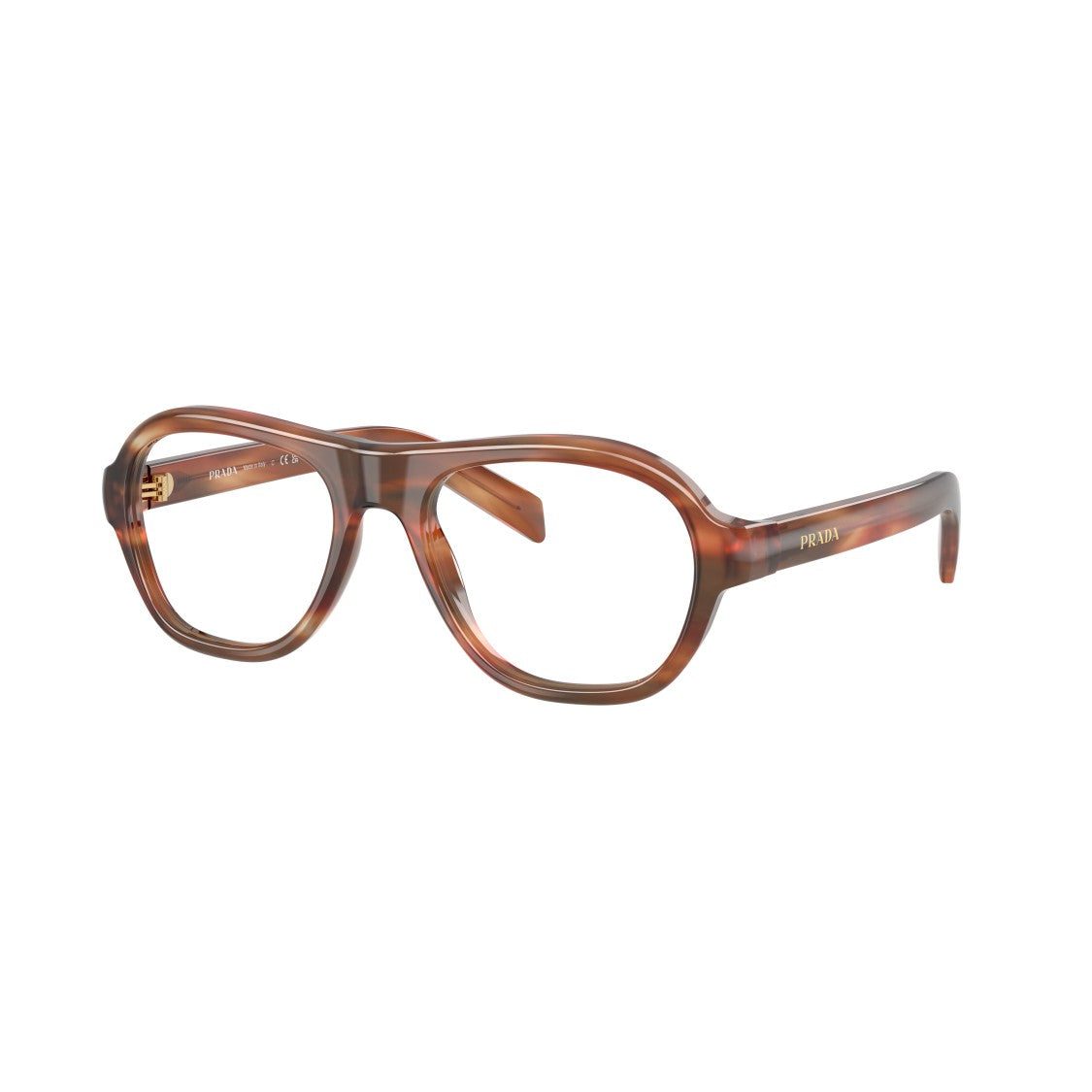 Prada 0Pr C12v Aviator-Inspired Tortoiseshell Acetate Sunglasses