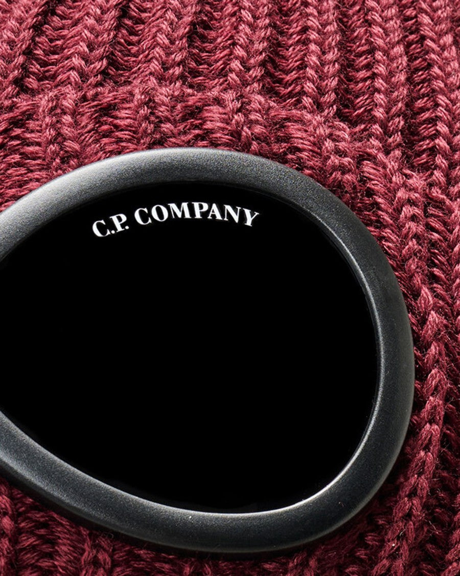 C.P. Company Andorra Lens Ribbed Knit Beanie