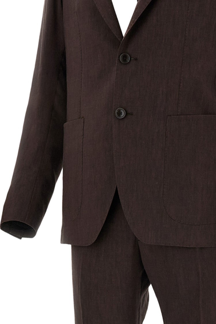 Tagliatore Montecarlo Linen Single-Breasted Suit