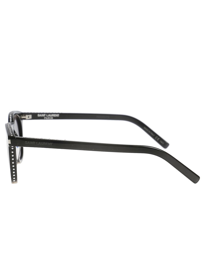 Saint Laurent Rectangular Acetate Sunglasses