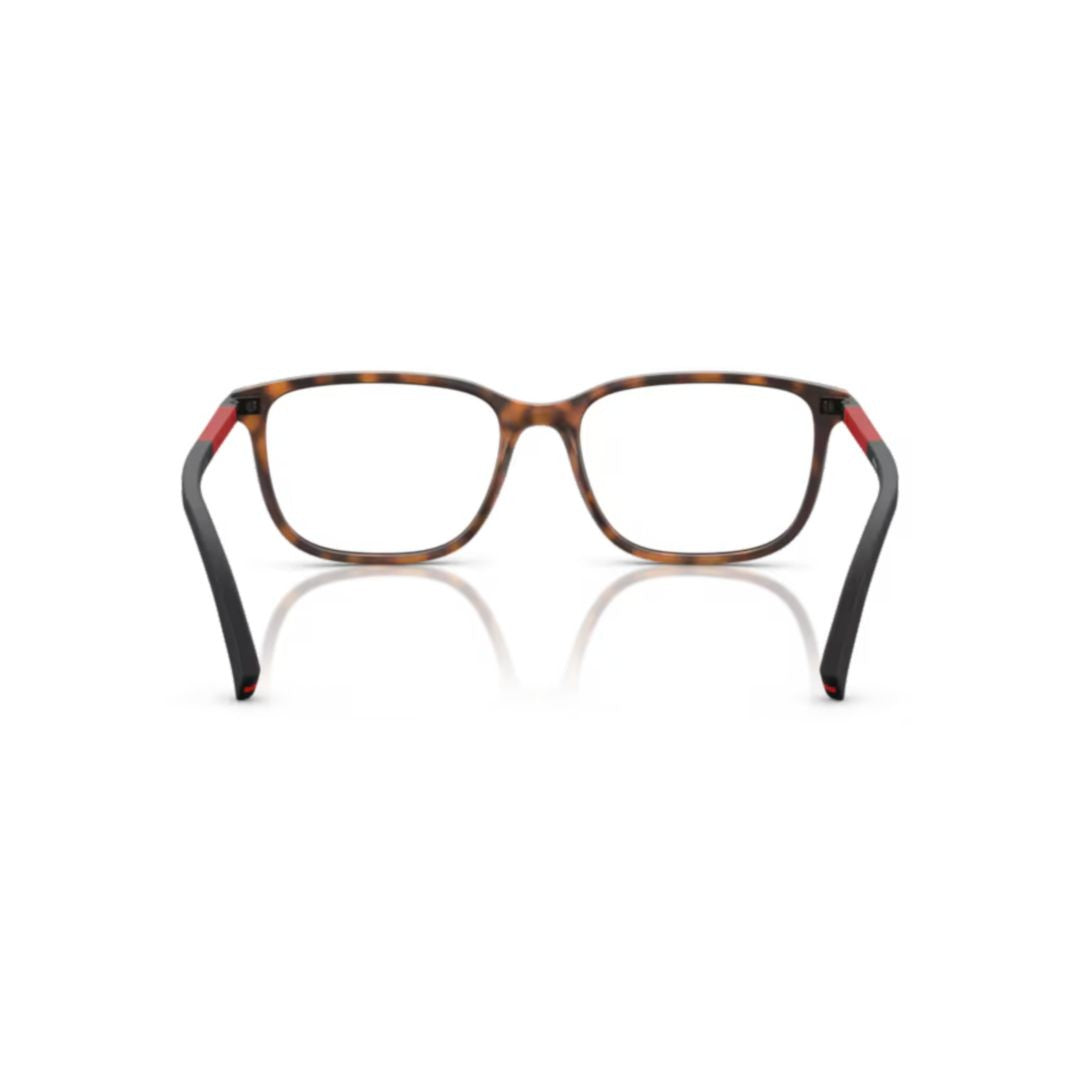 Prada Linea Rossa 02Rv Vista Rectangular Tortoiseshell Frame Eyeglasses