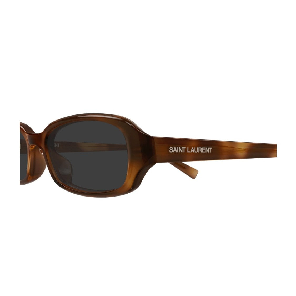 Saint Laurent Light Havana Sl 872 Erin Acetate Rectangular Sunglasses