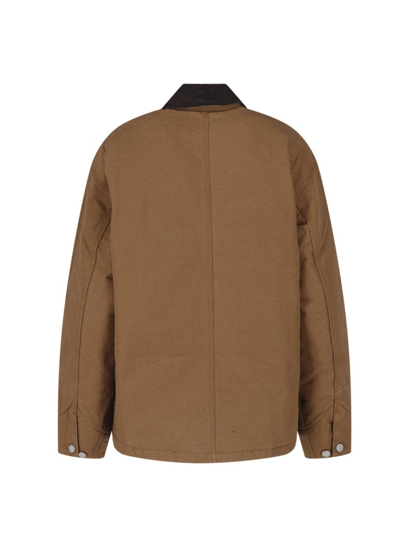 Carhartt Wip Brown Og Michigan Cotton Jacket