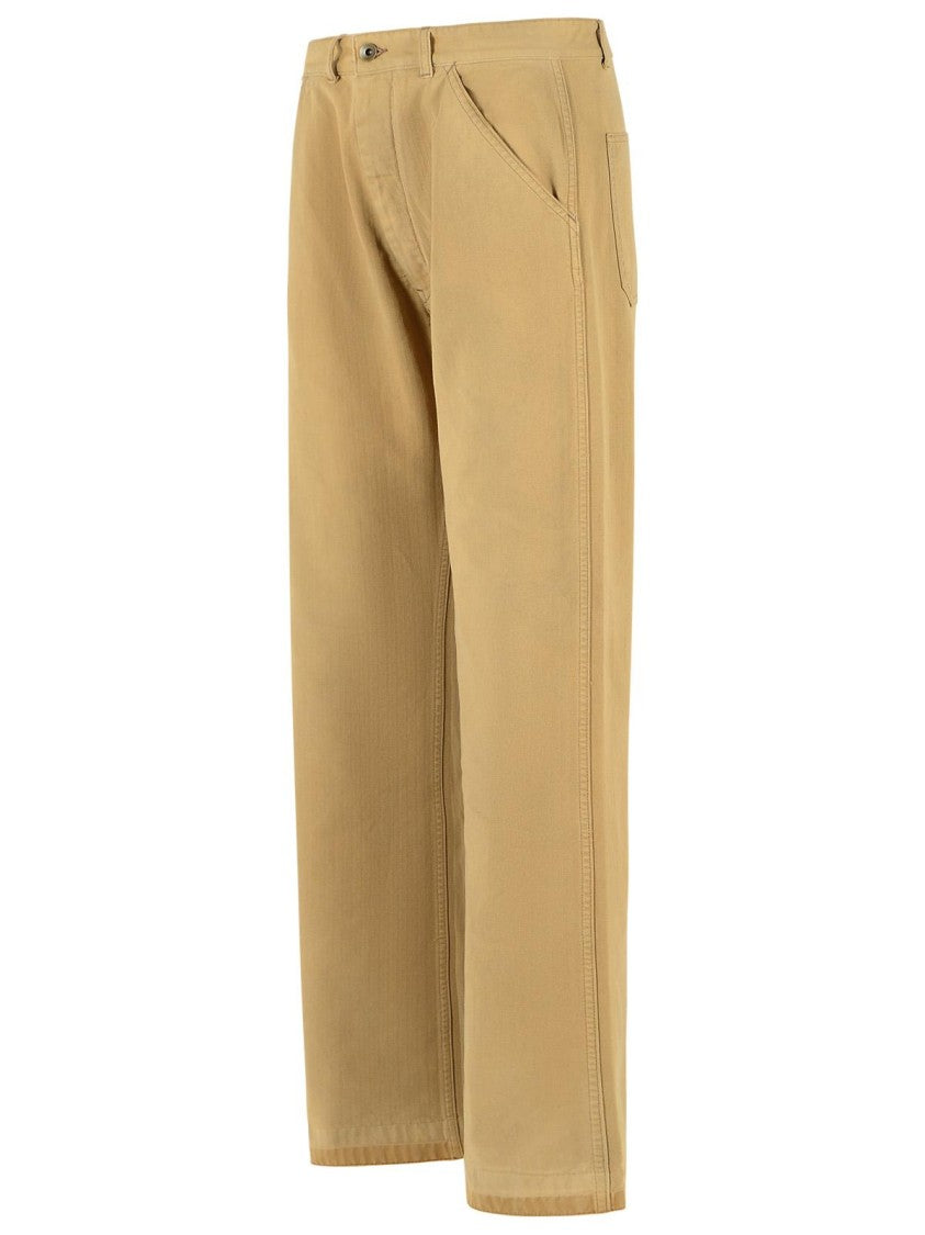 Maison Margiela Beige Cotton Jeans