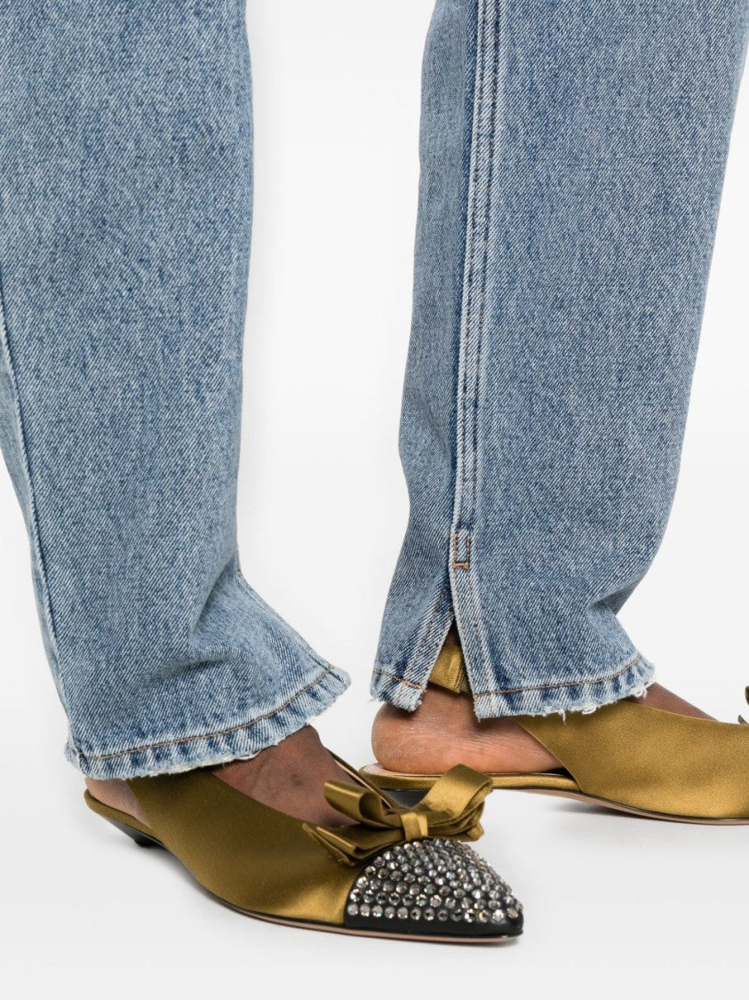 Chloé Straight-Leg Denim Jeans With High Waist