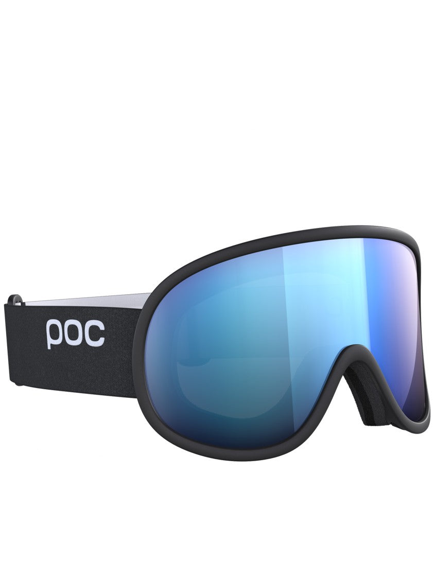 Poc Black Retina Wraparound Blue-Tinted Ski Goggle