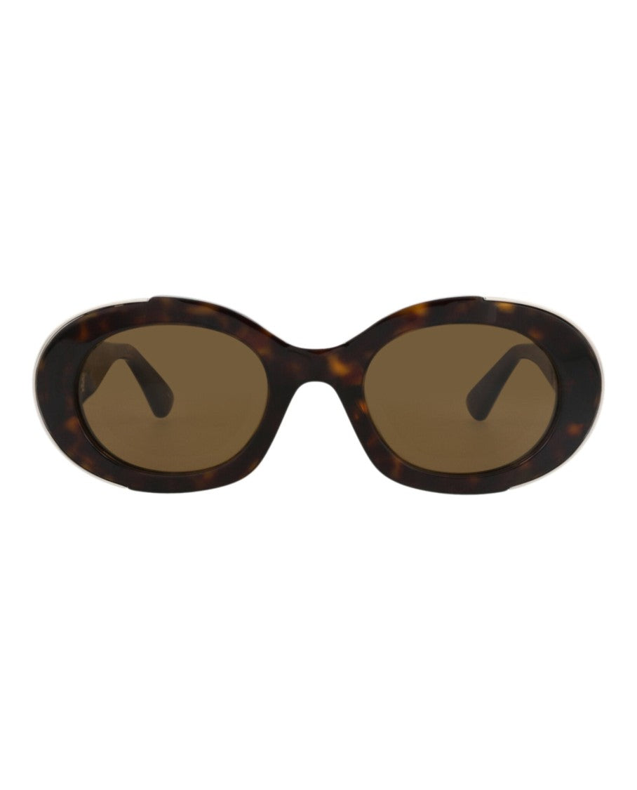 Alexander Mcqueen Round-Frame Recycled Acetate Sunglasses