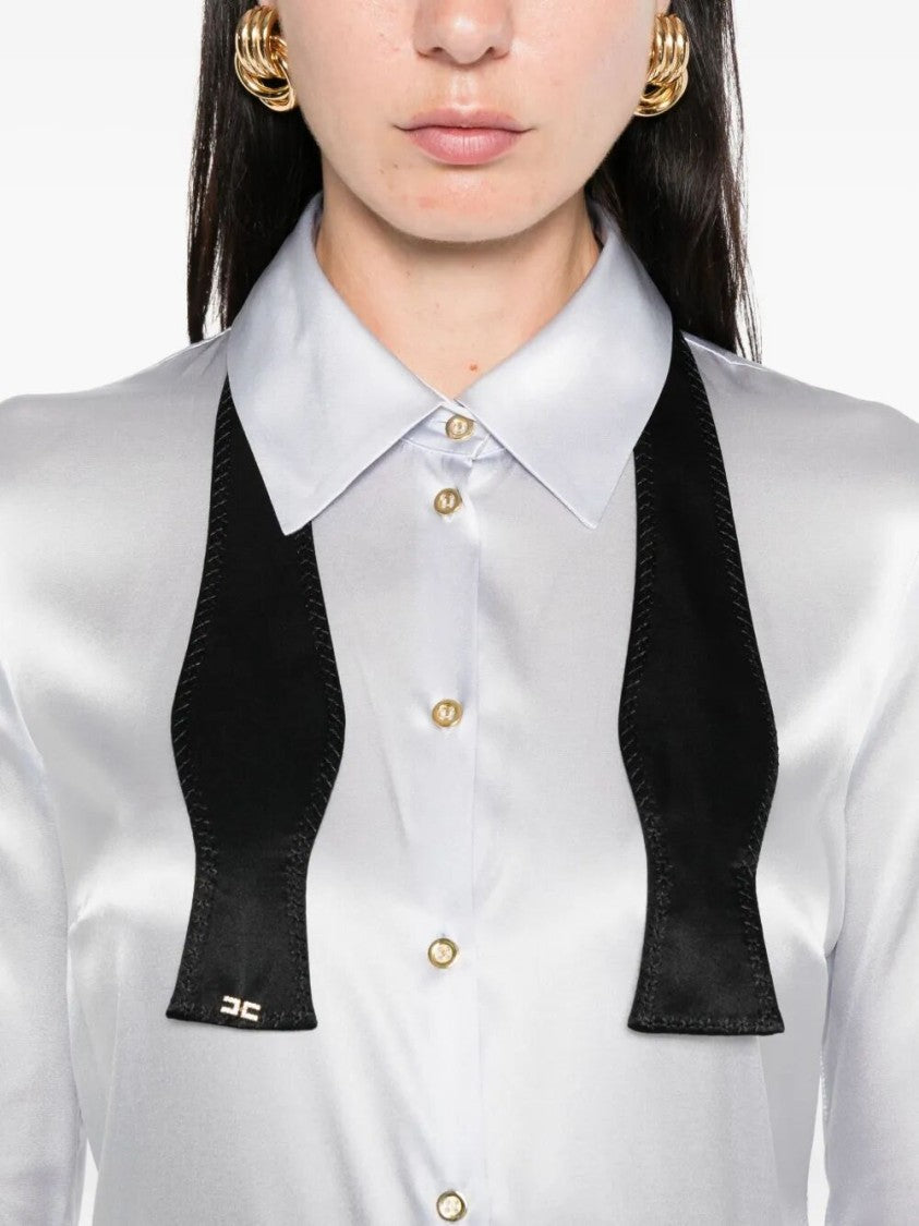 Elisabetta Franchi Satin Finish Shirt