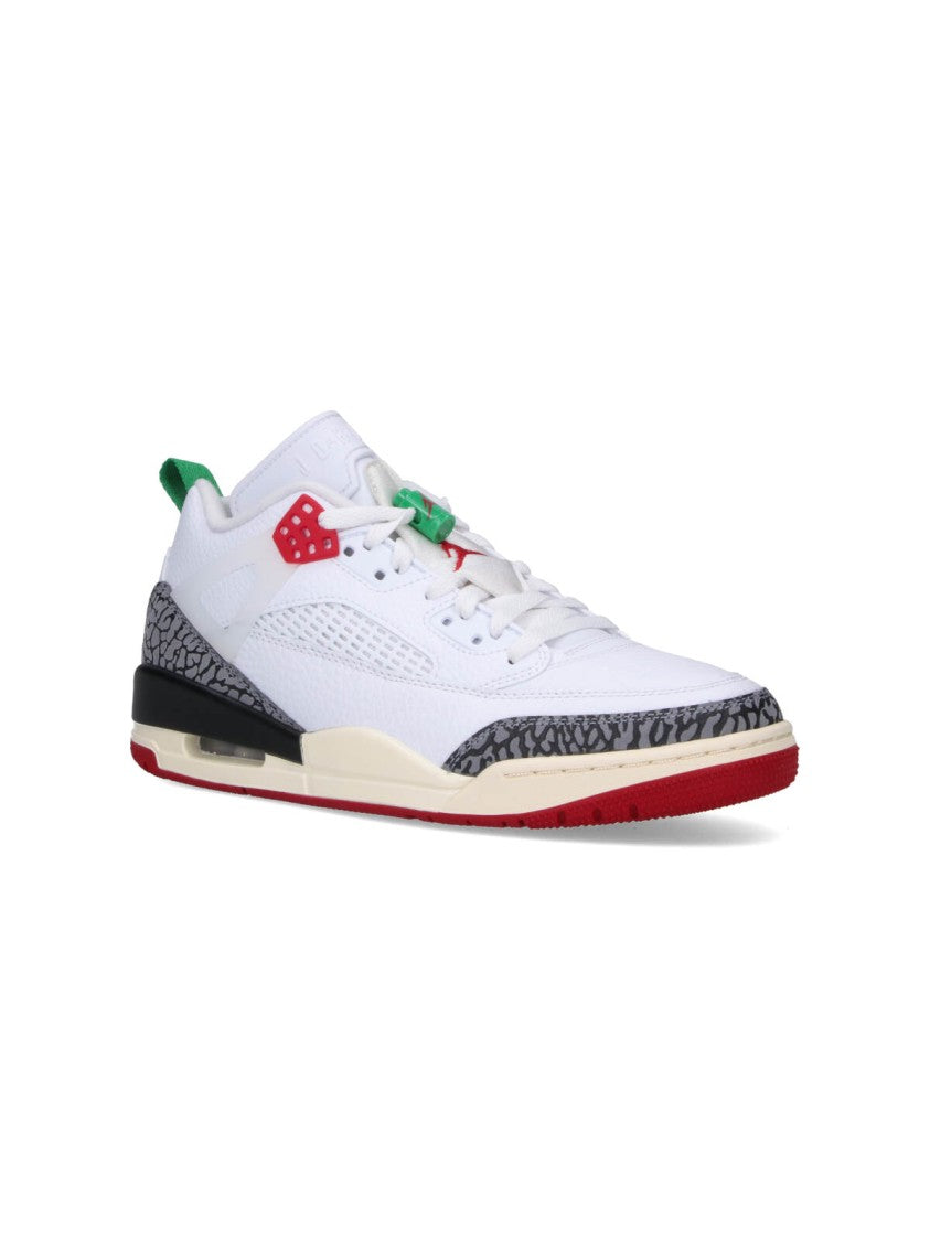 Nike "Jordan Spizike Low" Sneakers, In White Leather