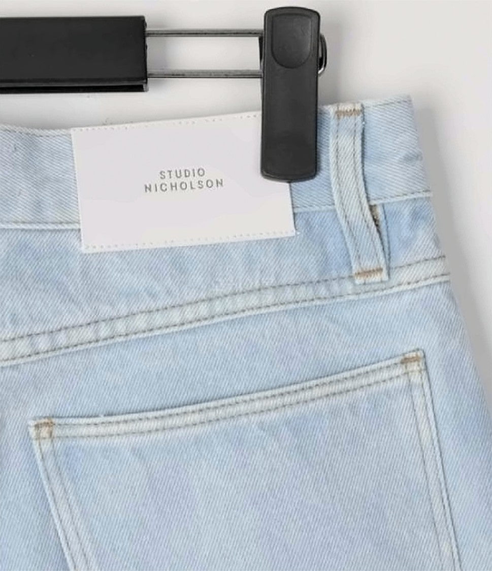Studio Nicholson Light Wash Straight-Leg Denim Trousers