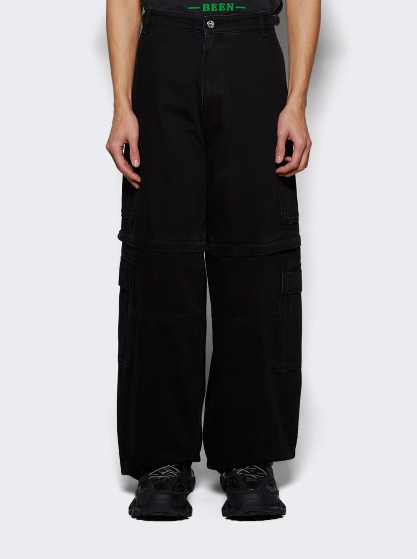 Vetements Cargo Jeans Black