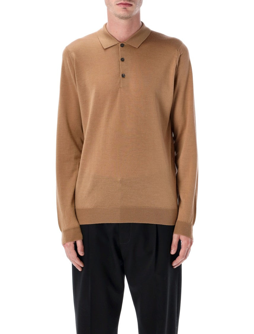 John Smedley Belper Extra Fine Merino Wool Polo Shirt