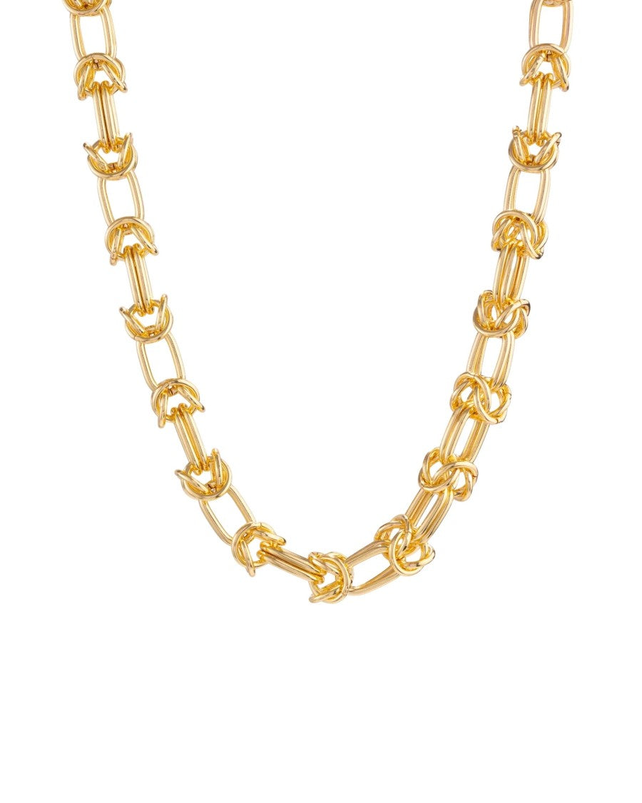 Federica Tosi Cecile Necklace With Intertwined Ornate Links