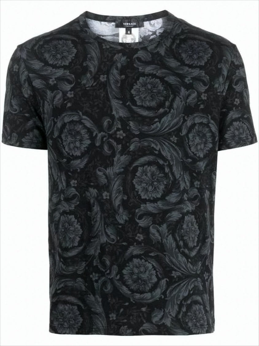 Versace Intricate Pattern Short-Sleeve T-Shirt By Versace