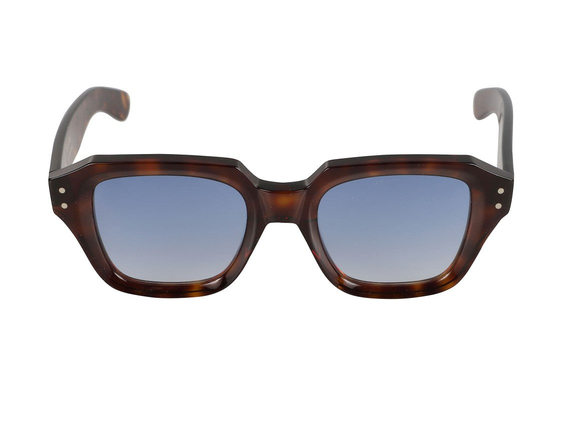 Kador Tortoiseshell Smoke Oversized Square Gradient Sunglasses