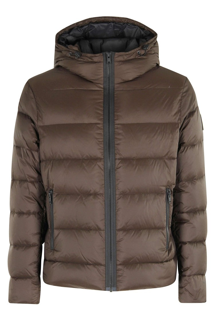 Fay Db Front Feather Hood Down Jacket