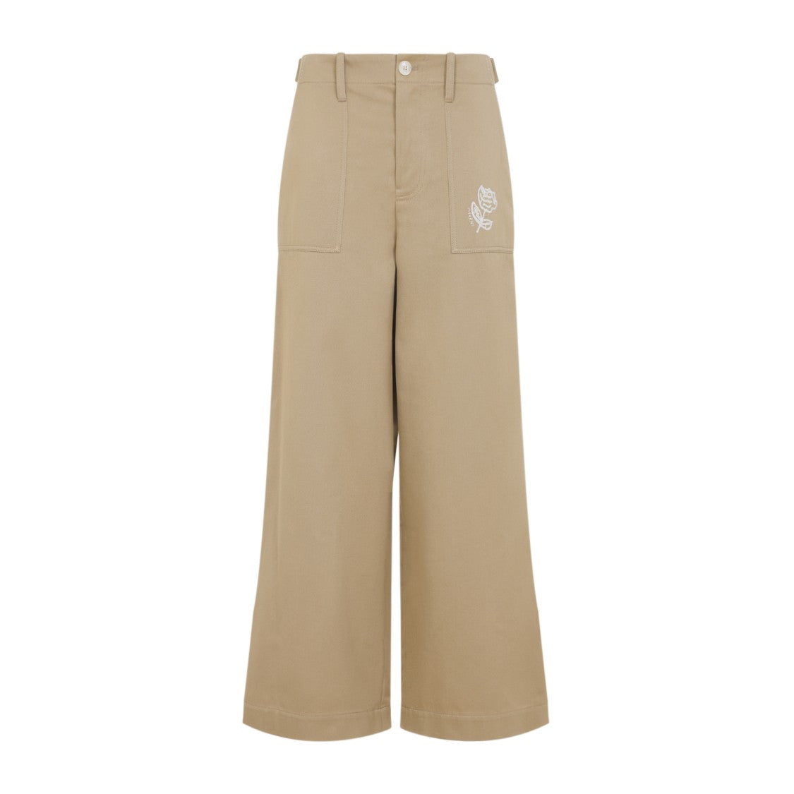 Marni Beige Cotton Bermuda