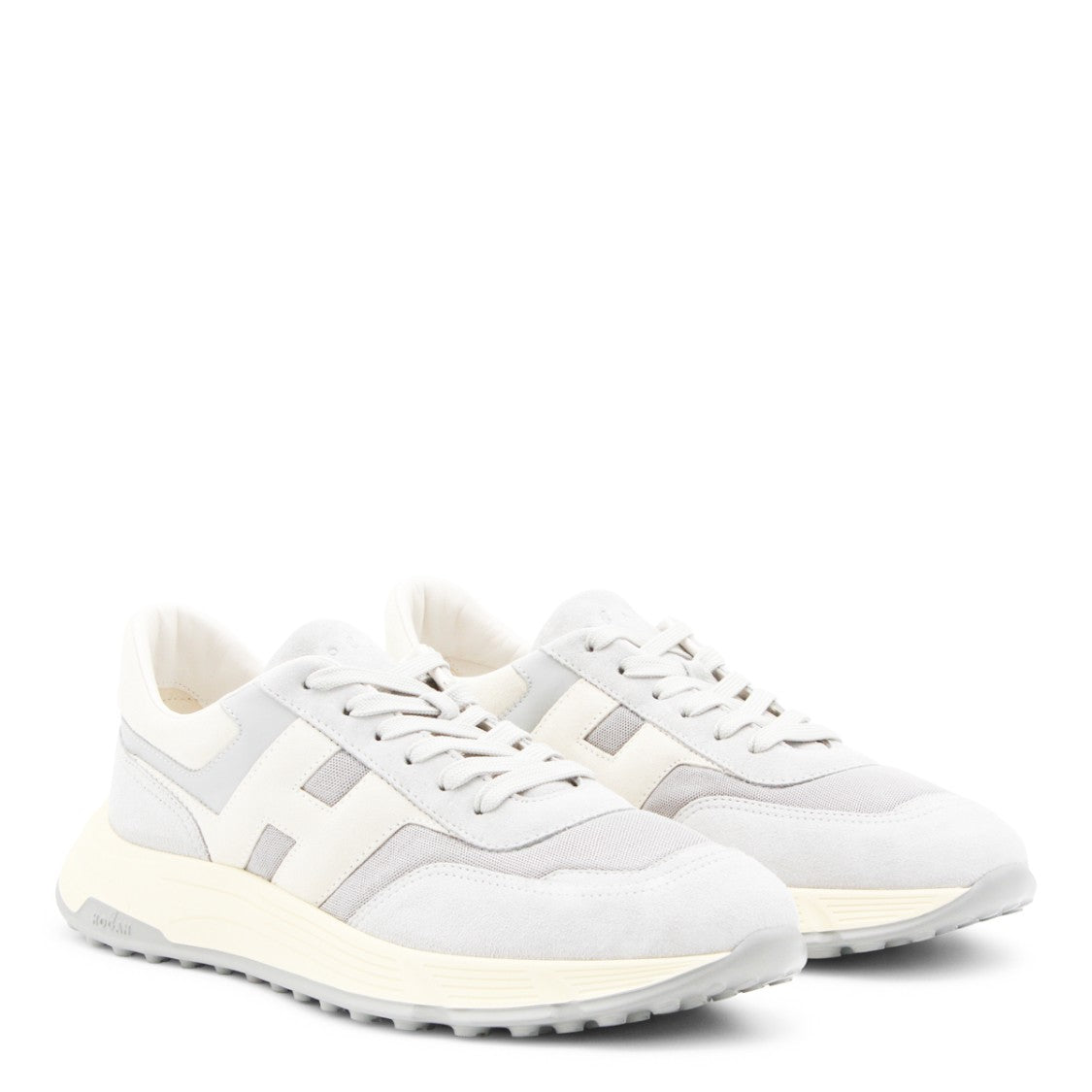 Hogan Grey Leather Sneakers