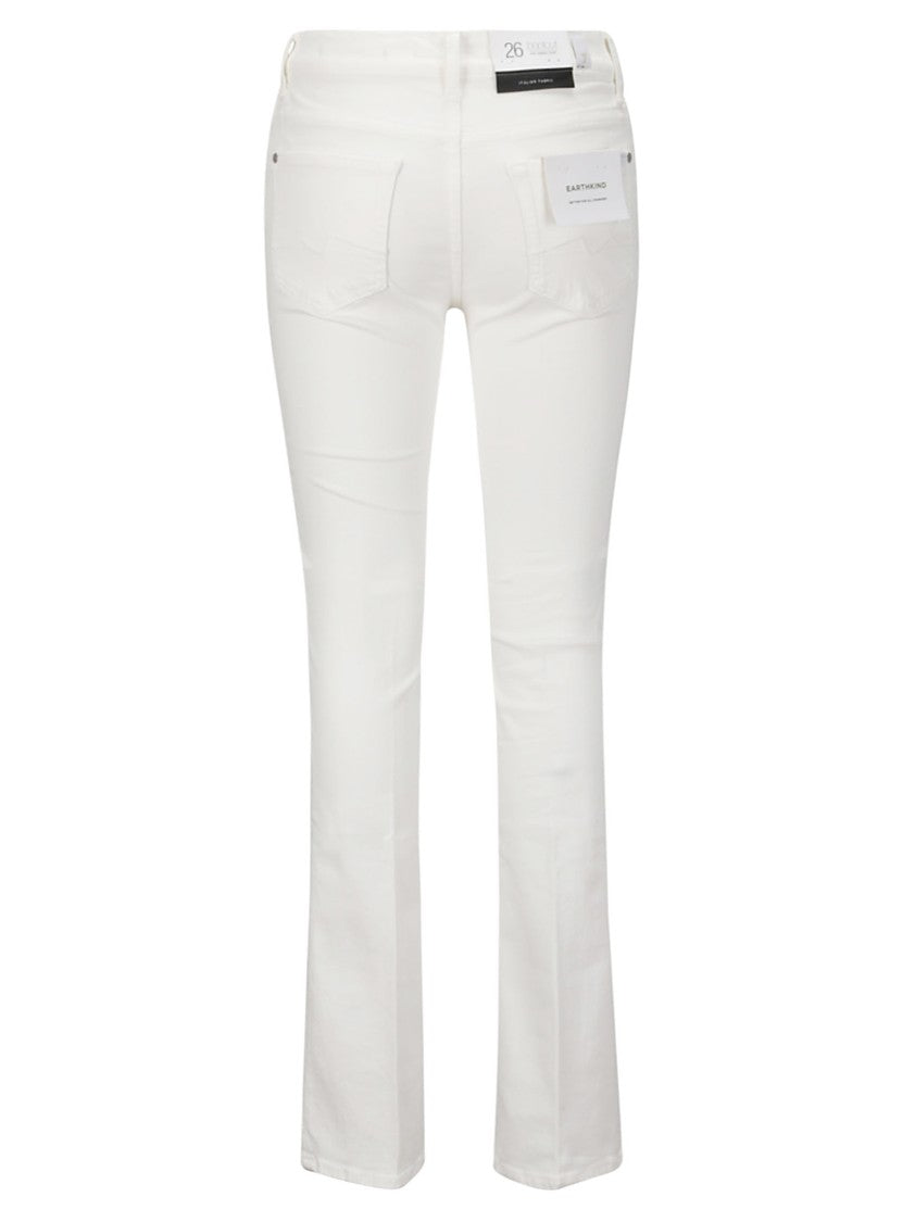 7 For All Mankind Cloud White Bootcut Jeans