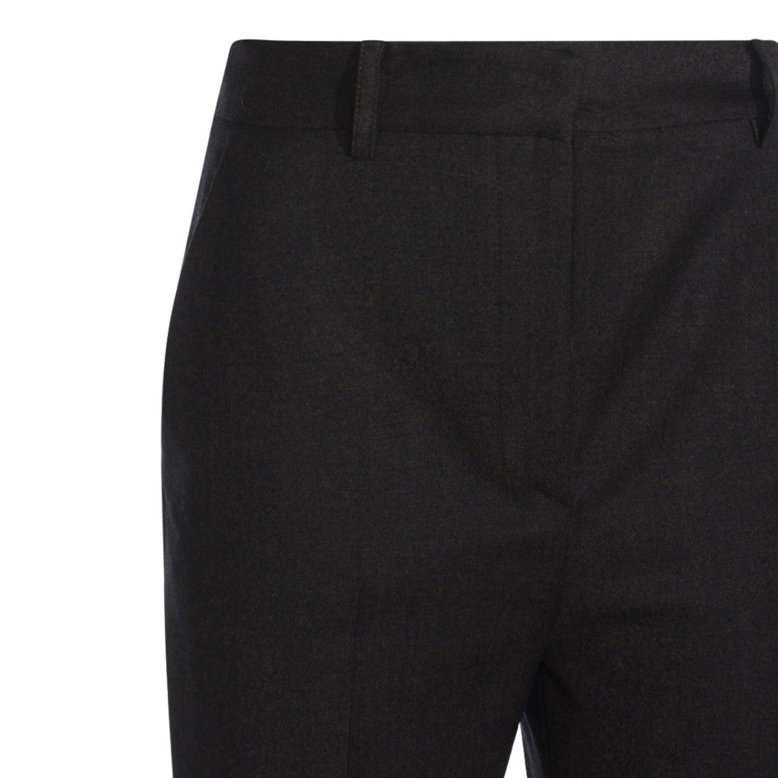 Antonelli Firenze Tailored High-Waisted Trousers With Cuffed Hem