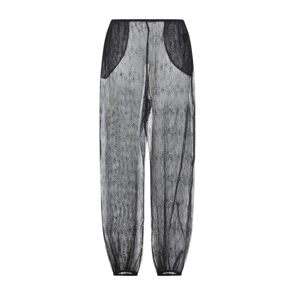 The Frankie Shop Black Orissa Lace Ballon Pants