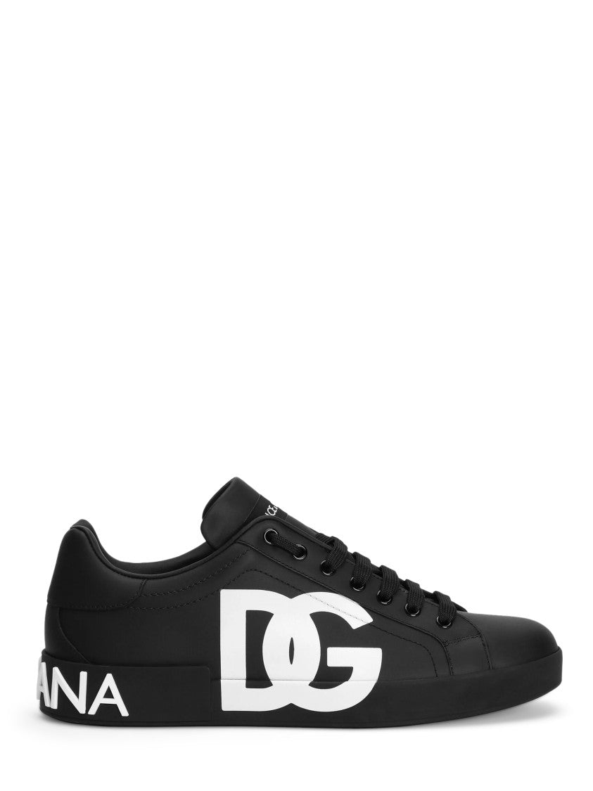 Dolce & Gabbana Low-Top Sneakers With Bold White Branding