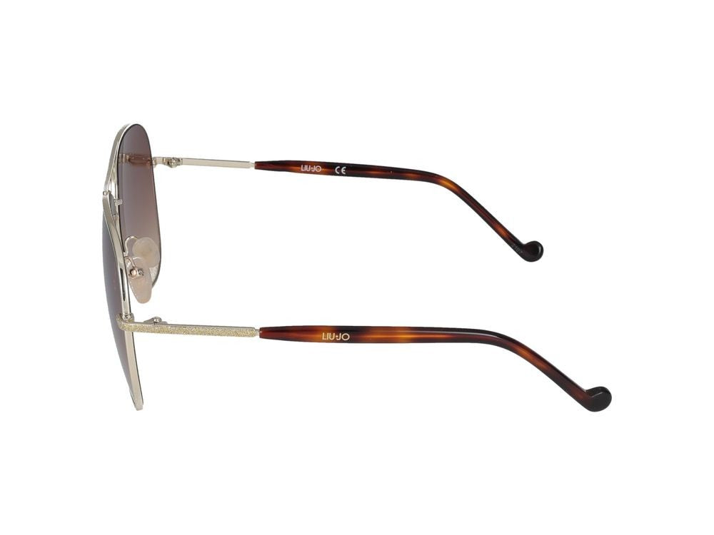 Liu Jo Sunglasses Lj147s 718 Gold Shiny 60/13/135